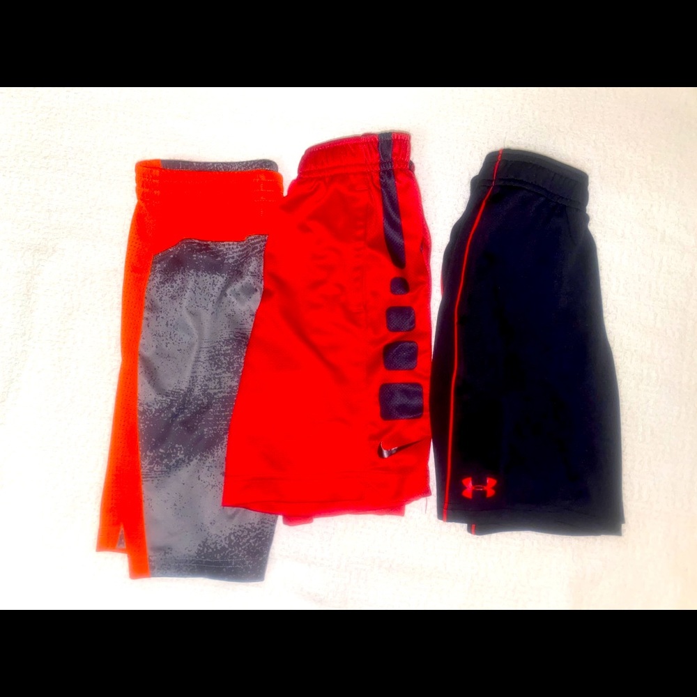 3 pairs boys work out shorts size 5